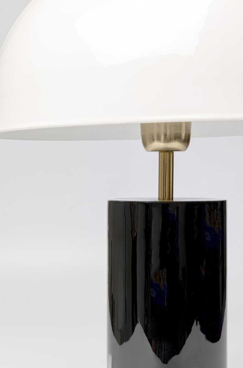 KARE Design Lampe de table Josy blanc noir 51  