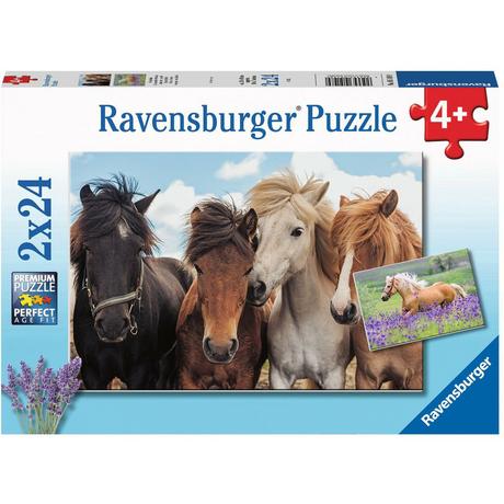 Ravensburger  Puzzle Pferdeliebe (2x24) 