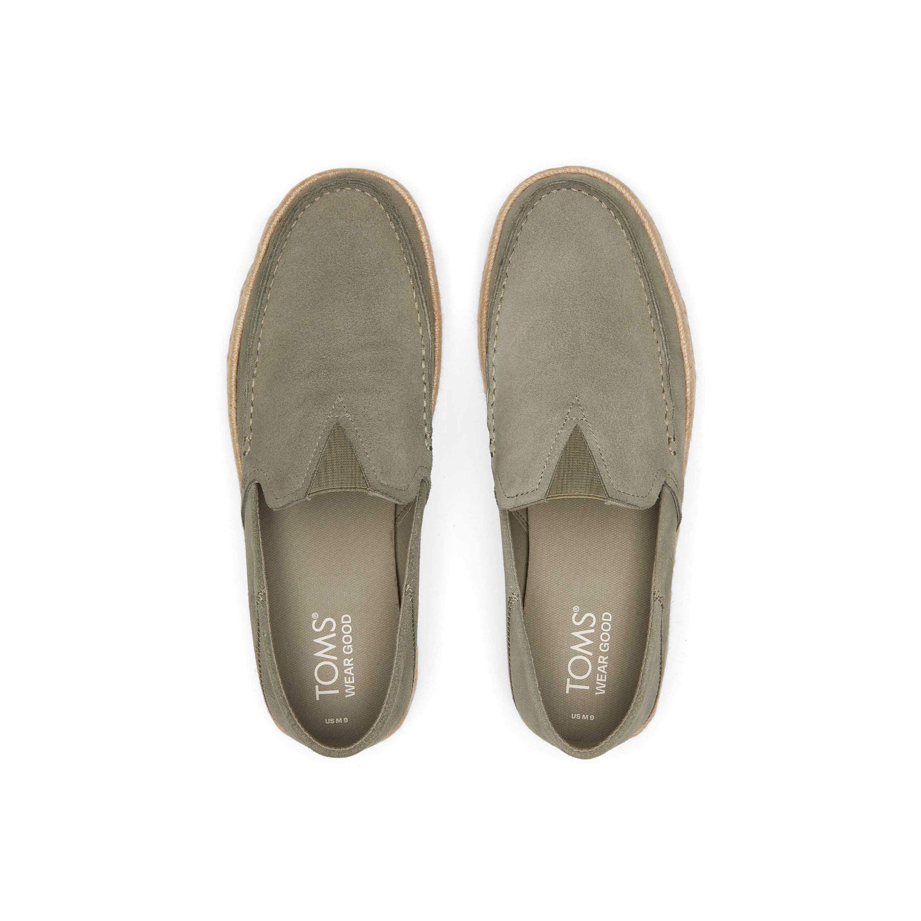 TOMS  espadrillas in pelle scamosciata  alonso loafer rope 