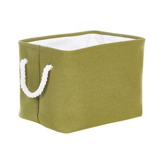 Beliani Aufbewahrungskorb 3er Set aus Stoff Klassisch DARQAB  