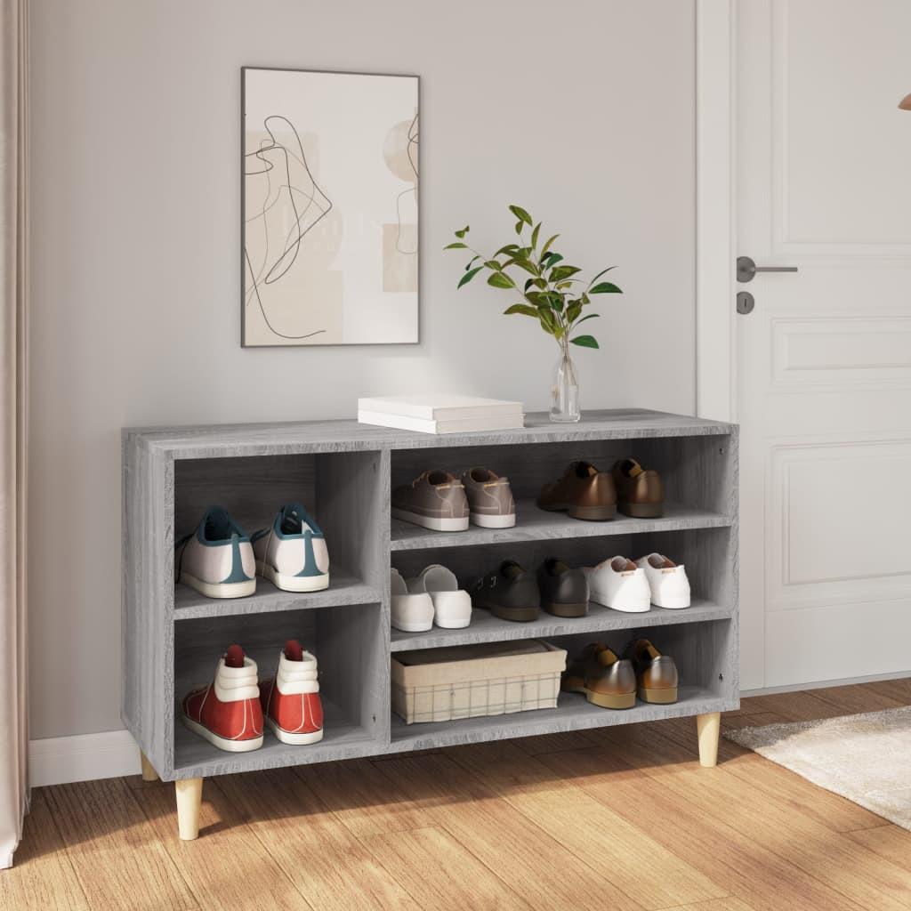 VidaXL Armoire à chaussures bois d'ingénierie  