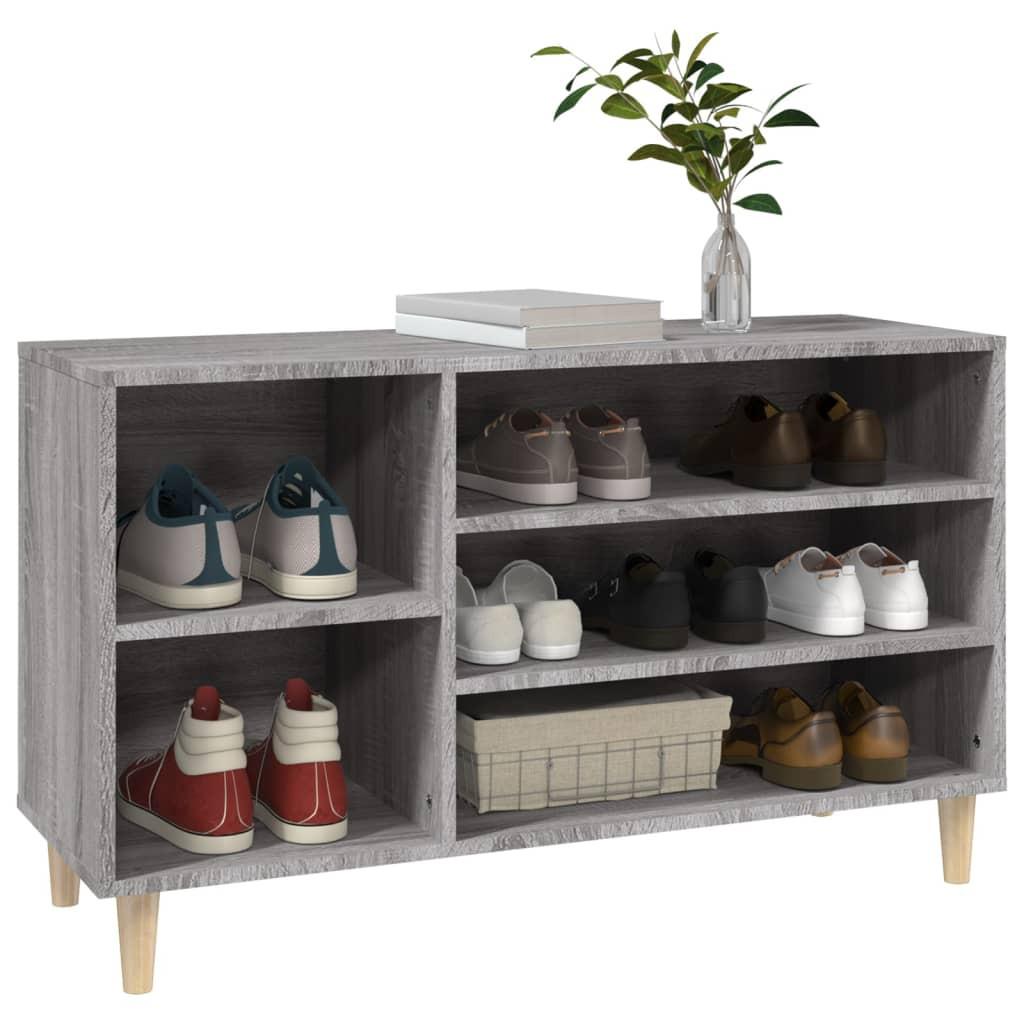 VidaXL Armoire à chaussures bois d'ingénierie  