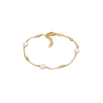Bracelet Femmes Boules Classiques Avec Perles De Culture D'eau Douce