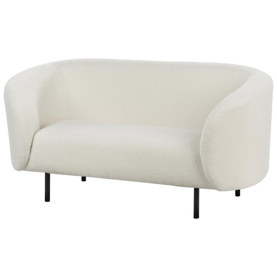 Beliani 2 Sitzer Sofa aus Bouclé Minimalistisch LOEN  