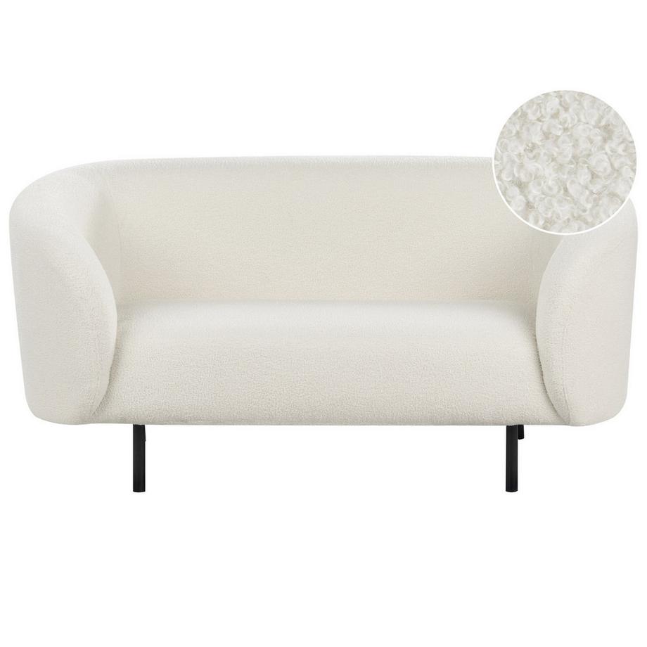 2 Sitzer Sofa aus Bouclé Minimalistisch LOEN