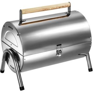 Tectake Holzkohlegrill aus Edelstahl  