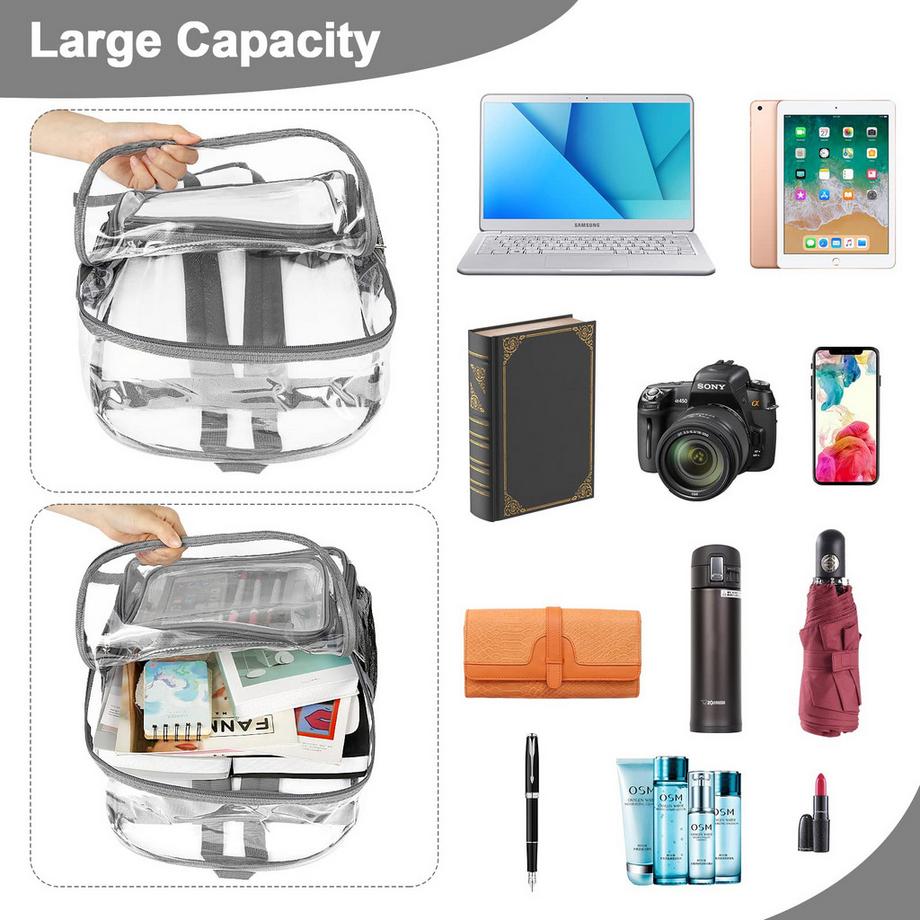 Only-bags.store Transparenter Kunststoff Rucksack  