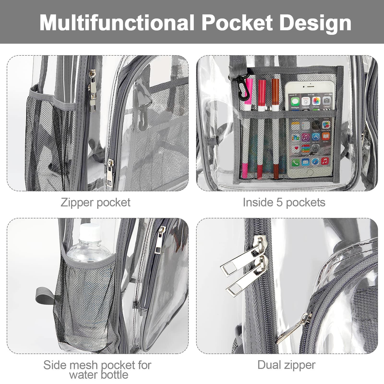 Only-bags.store Zaino Trasparente in Plastica  