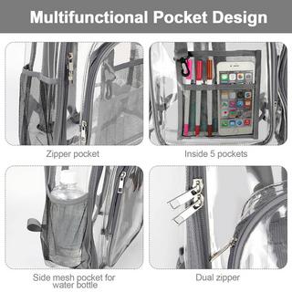 Only-bags.store Zaino Trasparente in Plastica  