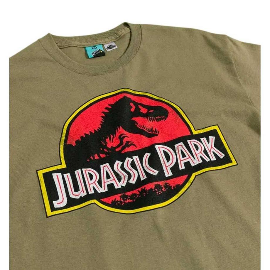 Jurassic Park Logo Print T-Shirt  