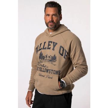 Sweat-shirt à capuche avec poche kangourou - jusqu'au 8 XL