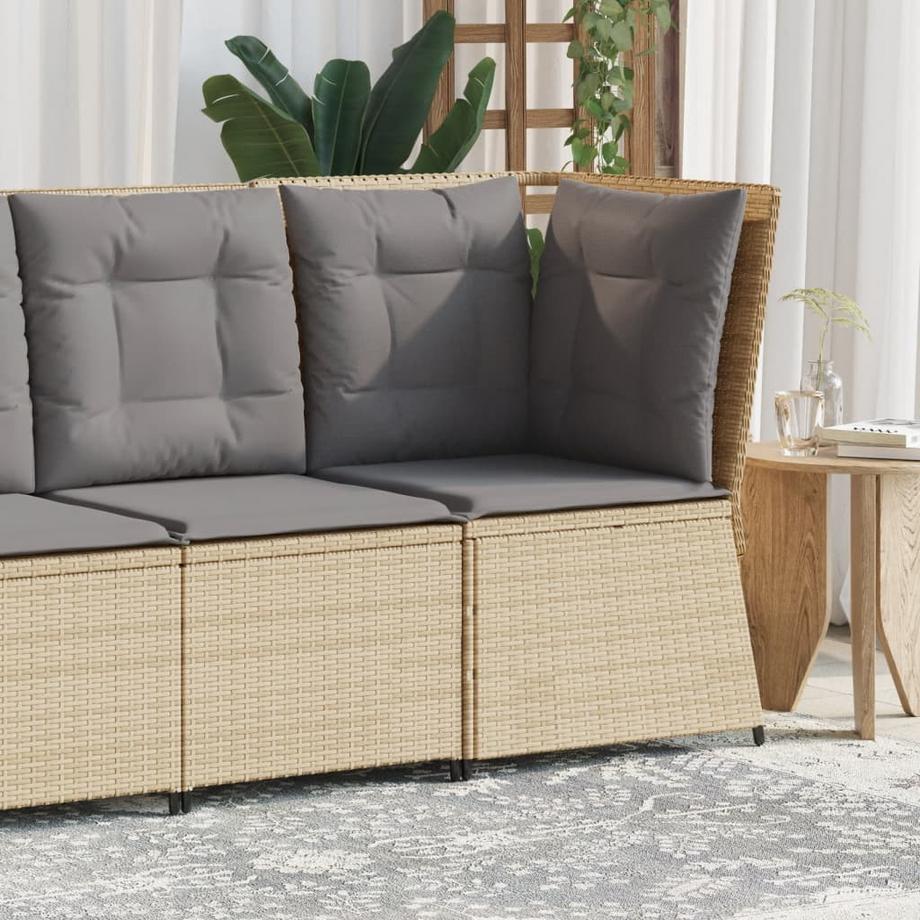 VidaXL Gartensofa poly-rattan  