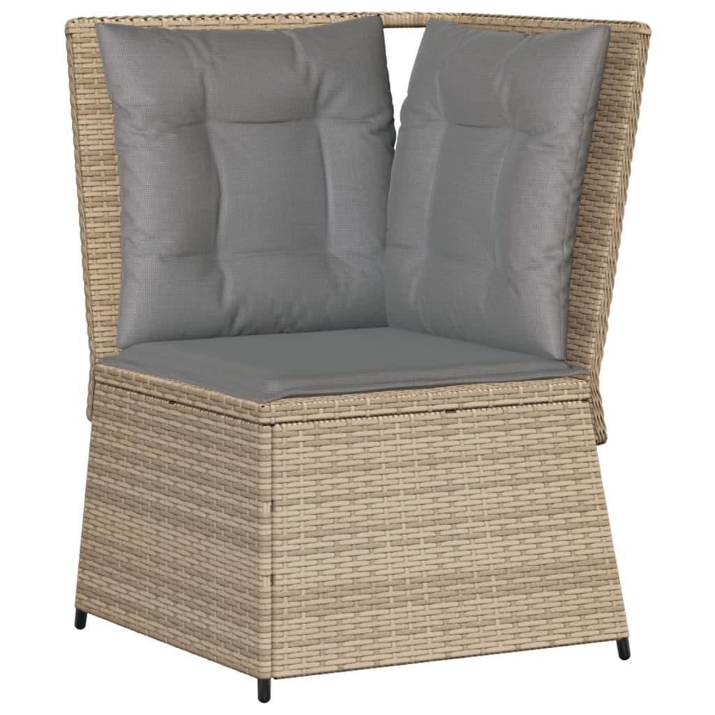 VidaXL Gartensofa poly-rattan  