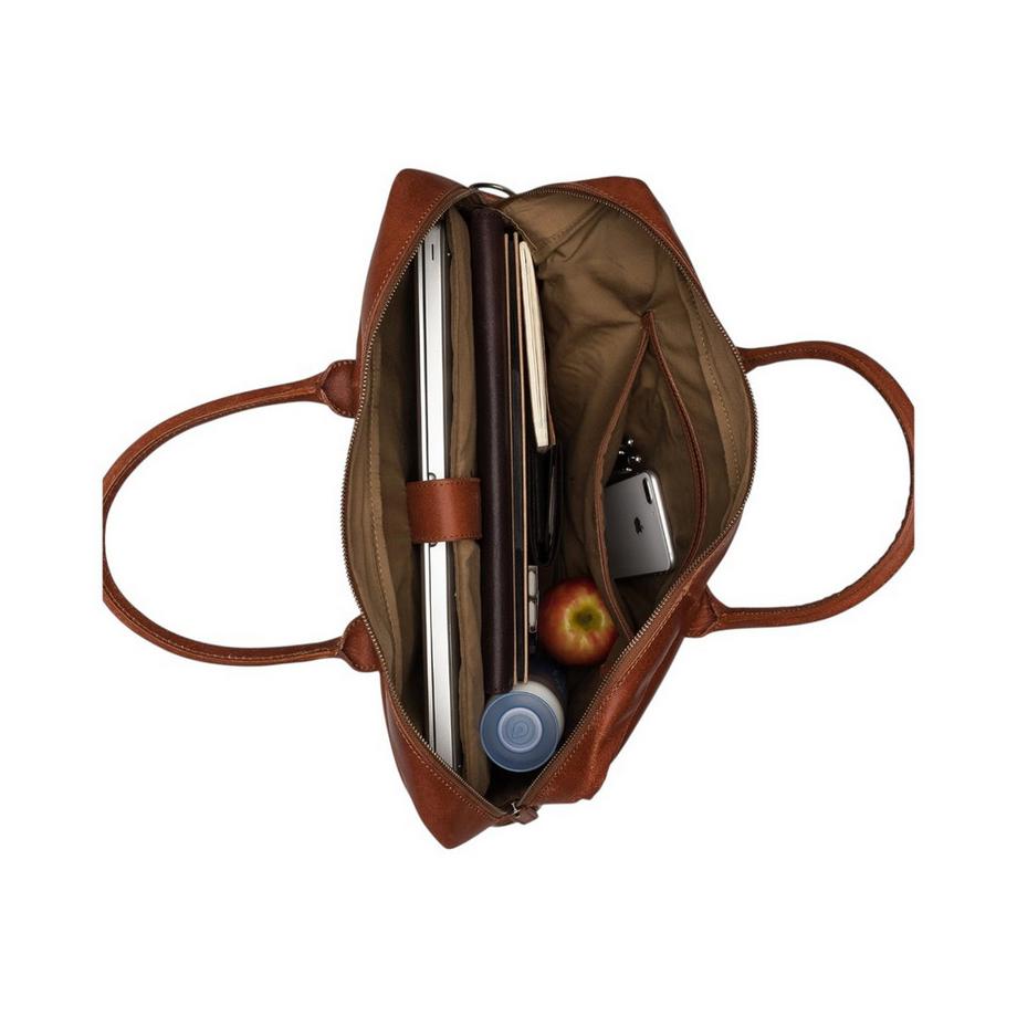 BURKELY Vintage Max Big Worker 173 Cognac Serviette  