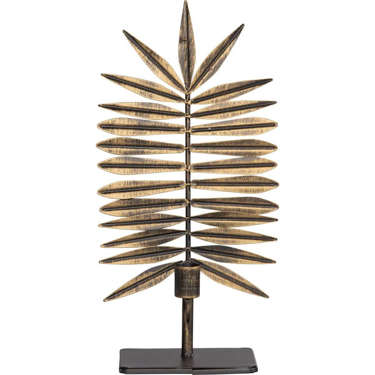 mutoni Bougeoir Reef métal laiton (set de 2)  