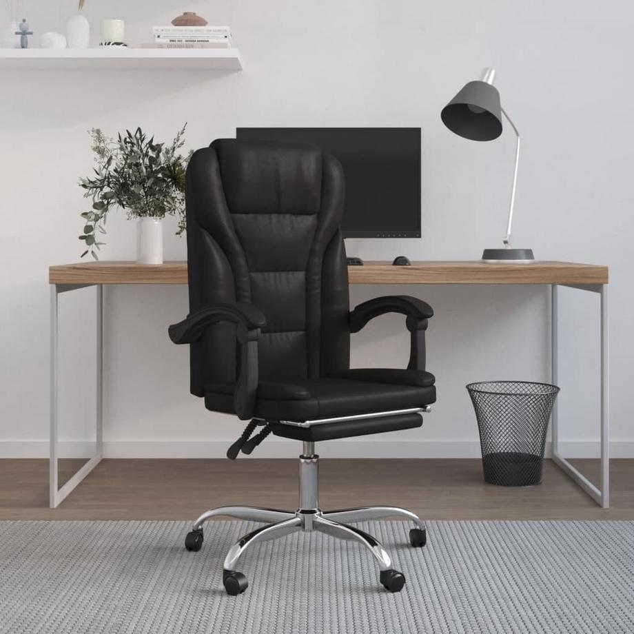 VidaXL Chaise de bureau cuir artificiel  