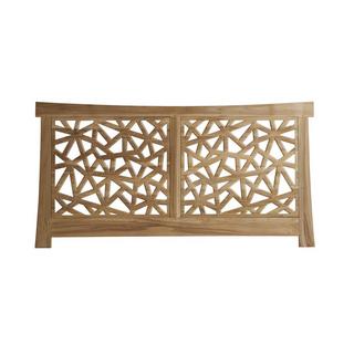 Tikamoon Testiera del letto in teak massello 210 cm Gentong  