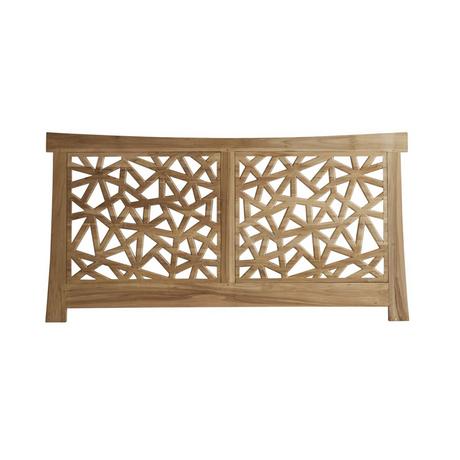 Tikamoon Kopfteil aus massivem Teakholz 210 cm Gentong  