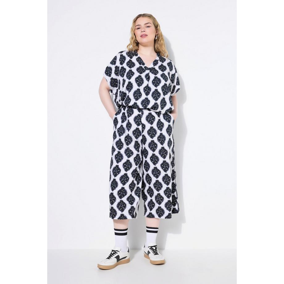 Studio Untold Jupe-culotte Wide Leg Imprimé All-over  