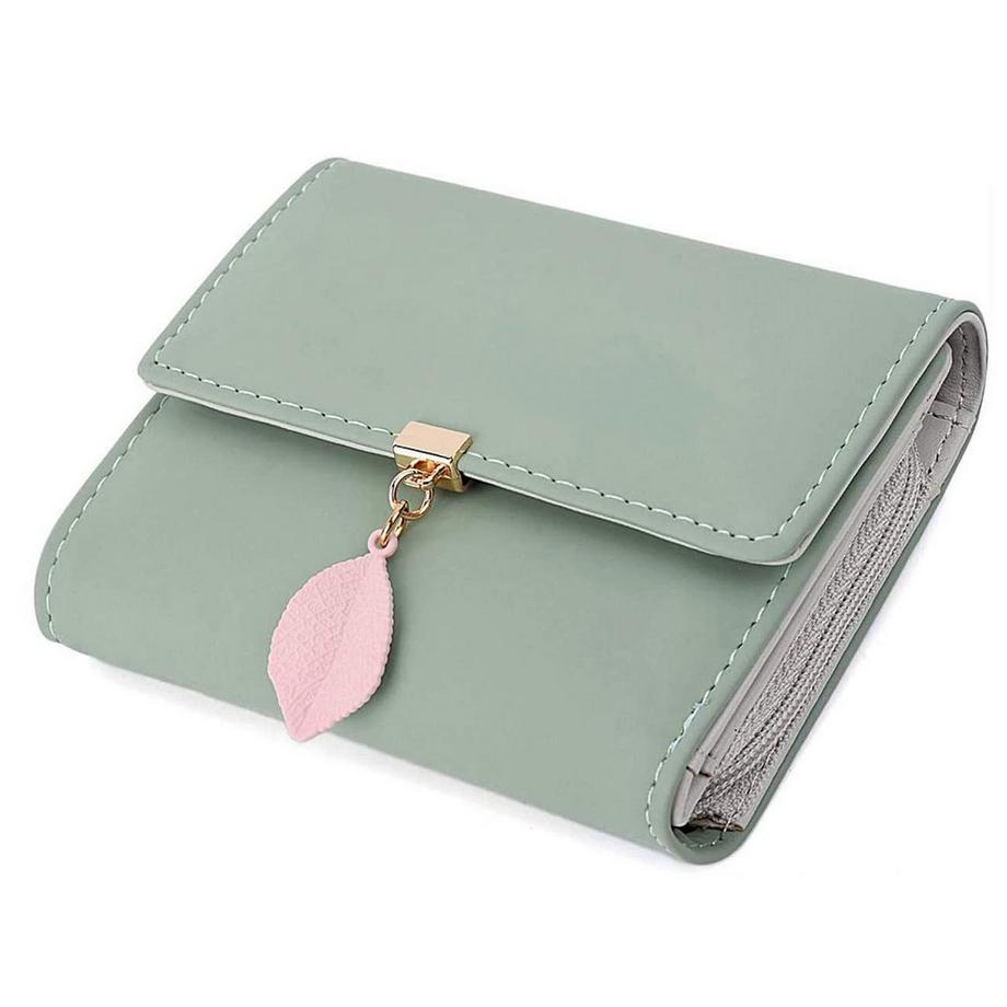 Only-bags.store Portafoglio in ecopelle liscia con scomparti multipli  