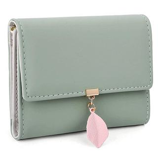 Only-bags.store Portafoglio in ecopelle liscia con scomparti multipli  