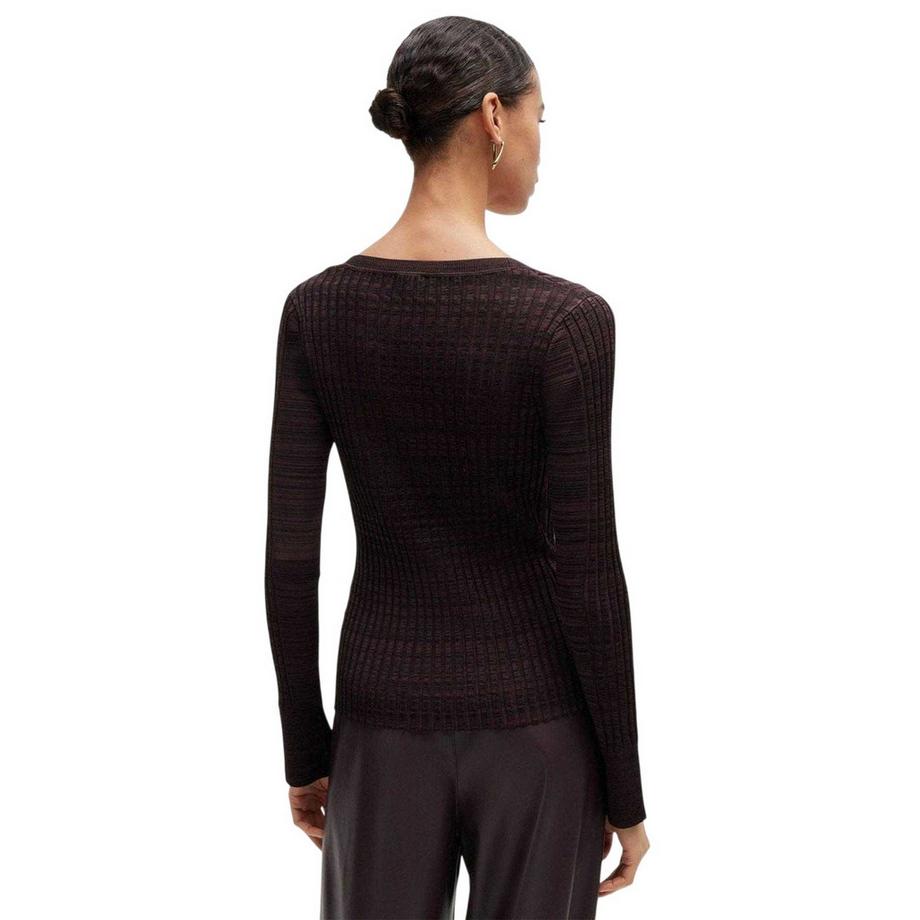 BOSS Haut de Pull Col Rond en Viscose  