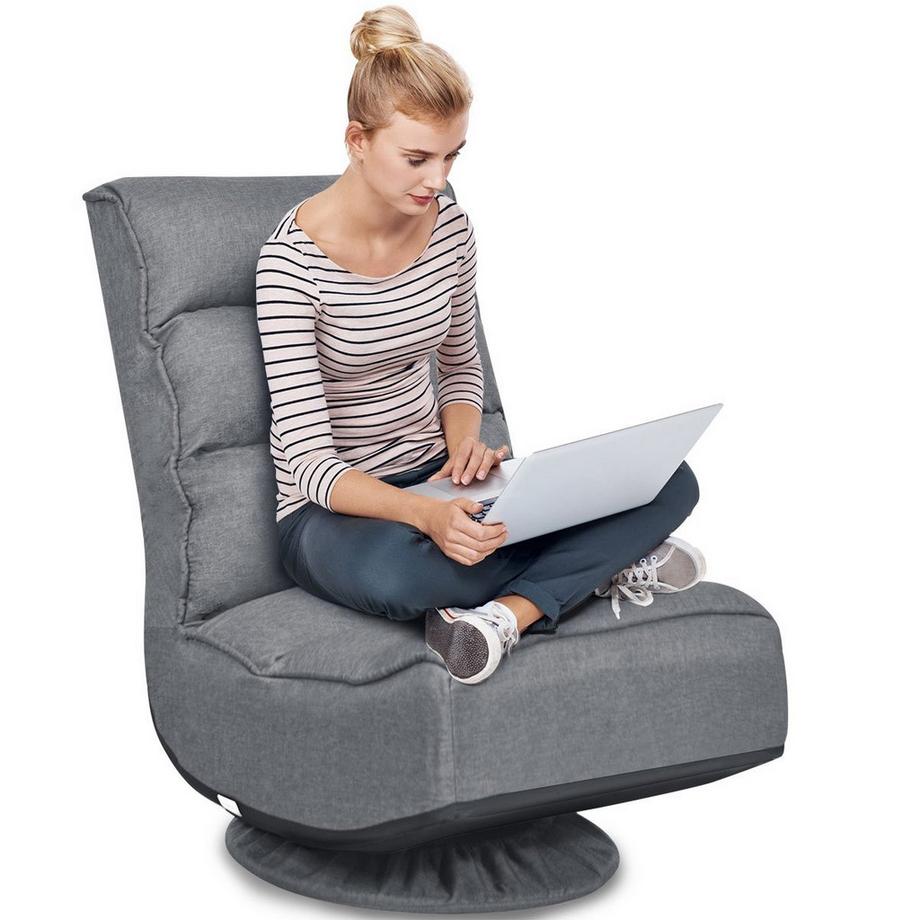 Northix Verstellbarer 360°-Drehbodenstuhl  