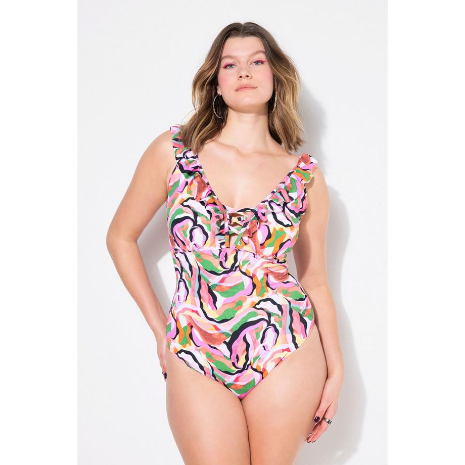 Studio Untold Costume da bagno coppe morbide ruche effetto modellante  