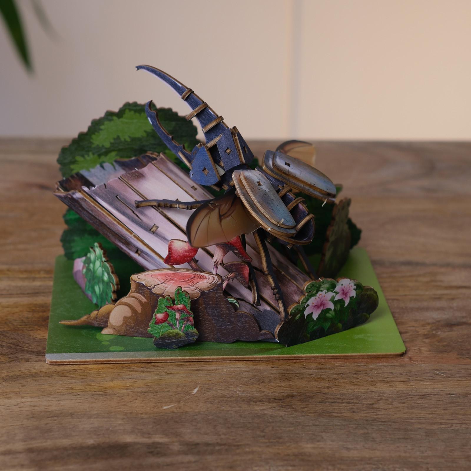 Escape Welt  Herkuleskäfer - 3D Holzmodell 