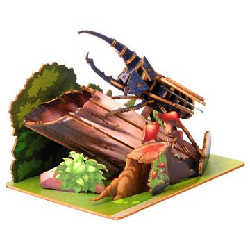 Hercule - modèle 3D en bois