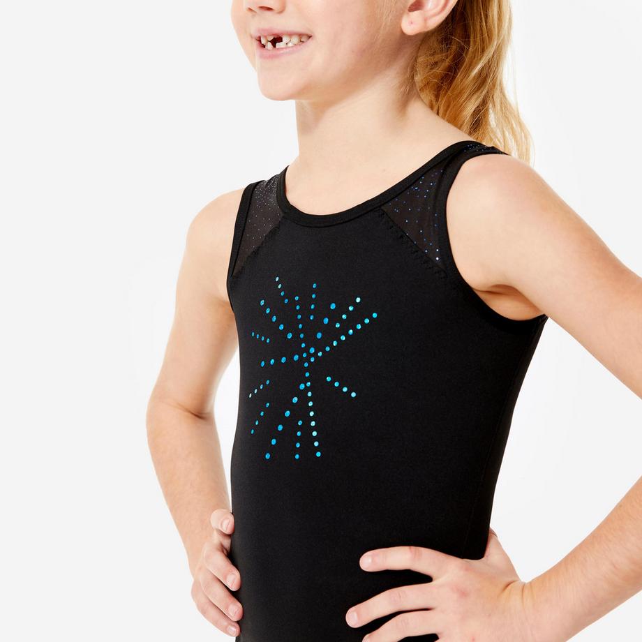 DOMYOS  Turnanzug Maedchen Aermellos Polyester 