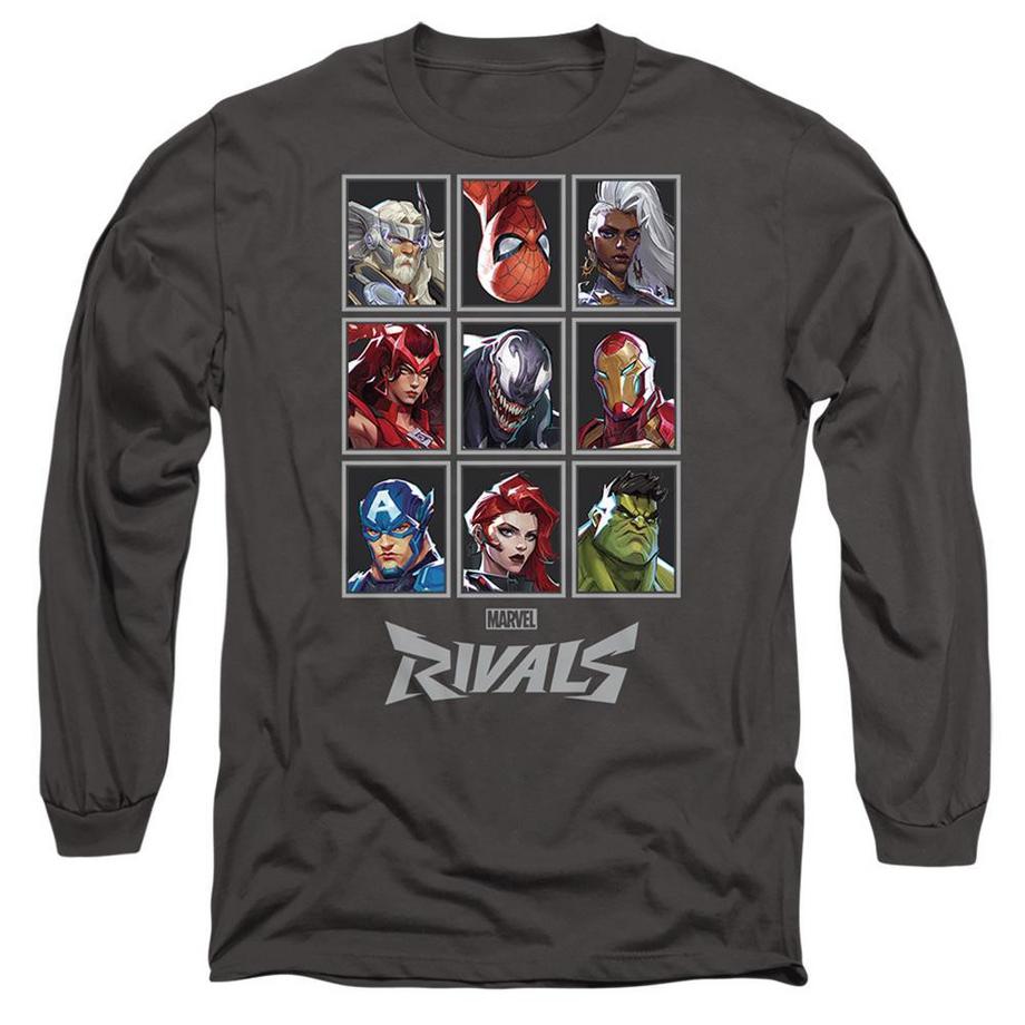 T-ShirtManches Longues Motiftyle Grille Des Personnages