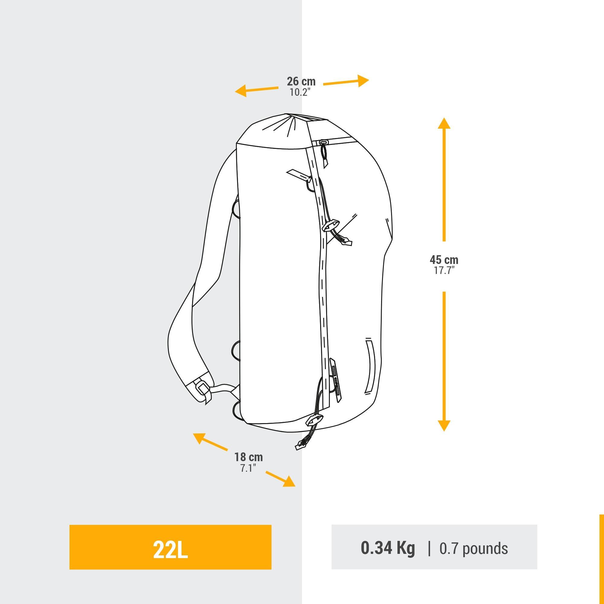 SIMOND  Zaino alpinismo Sprint 22 l poliammide 