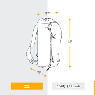 SIMOND  Zaino alpinismo Sprint 22 l poliammide 
