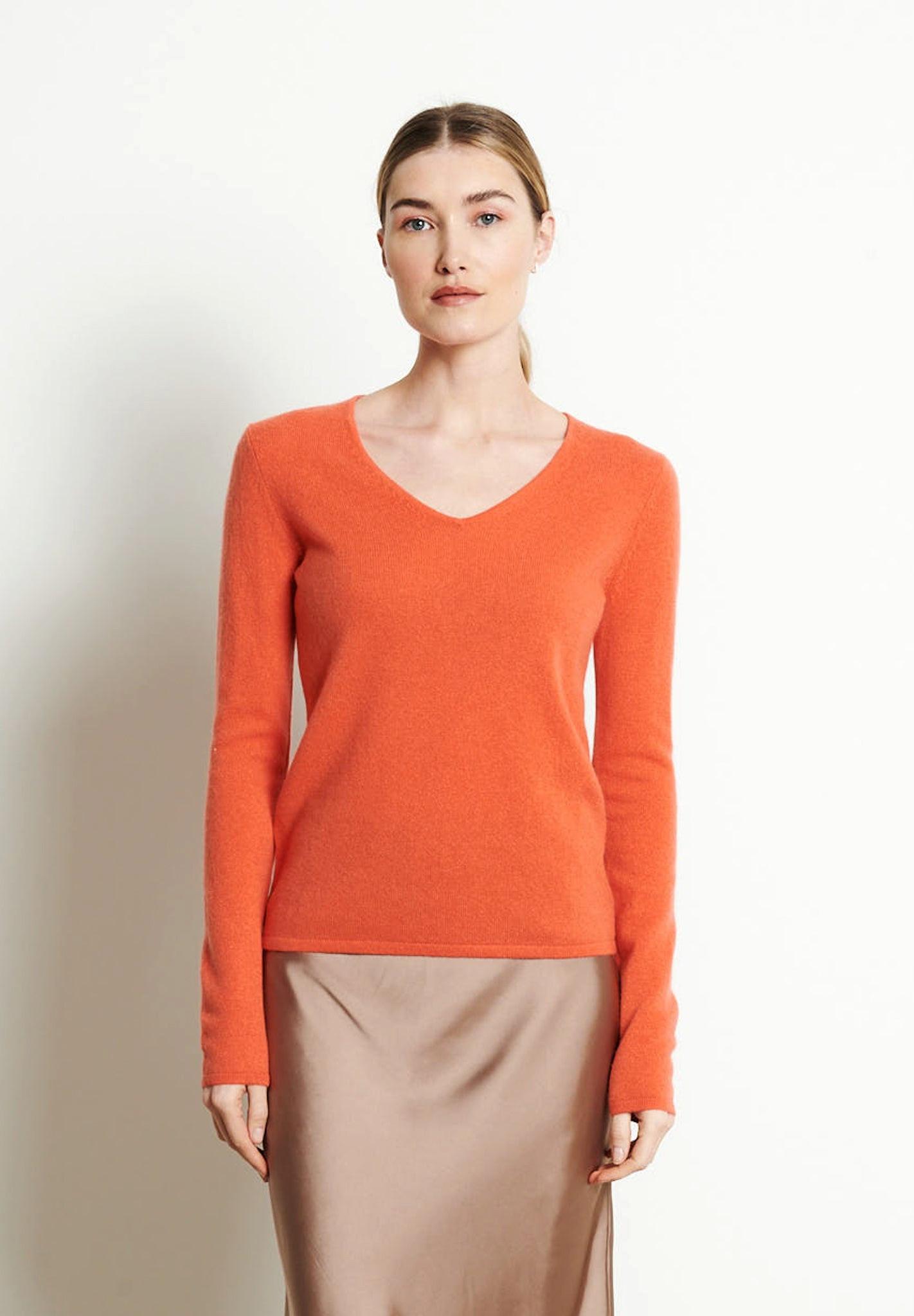 Studio Cashmere8  Maglione con scollo a V LILLY 2 - 100% cashmere 