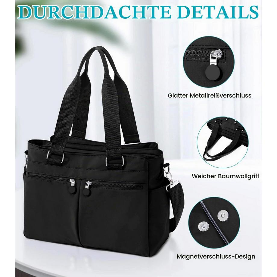 Only-bags.store Borsa della Spesa Impermeabile con Tracolla Rimovibile  