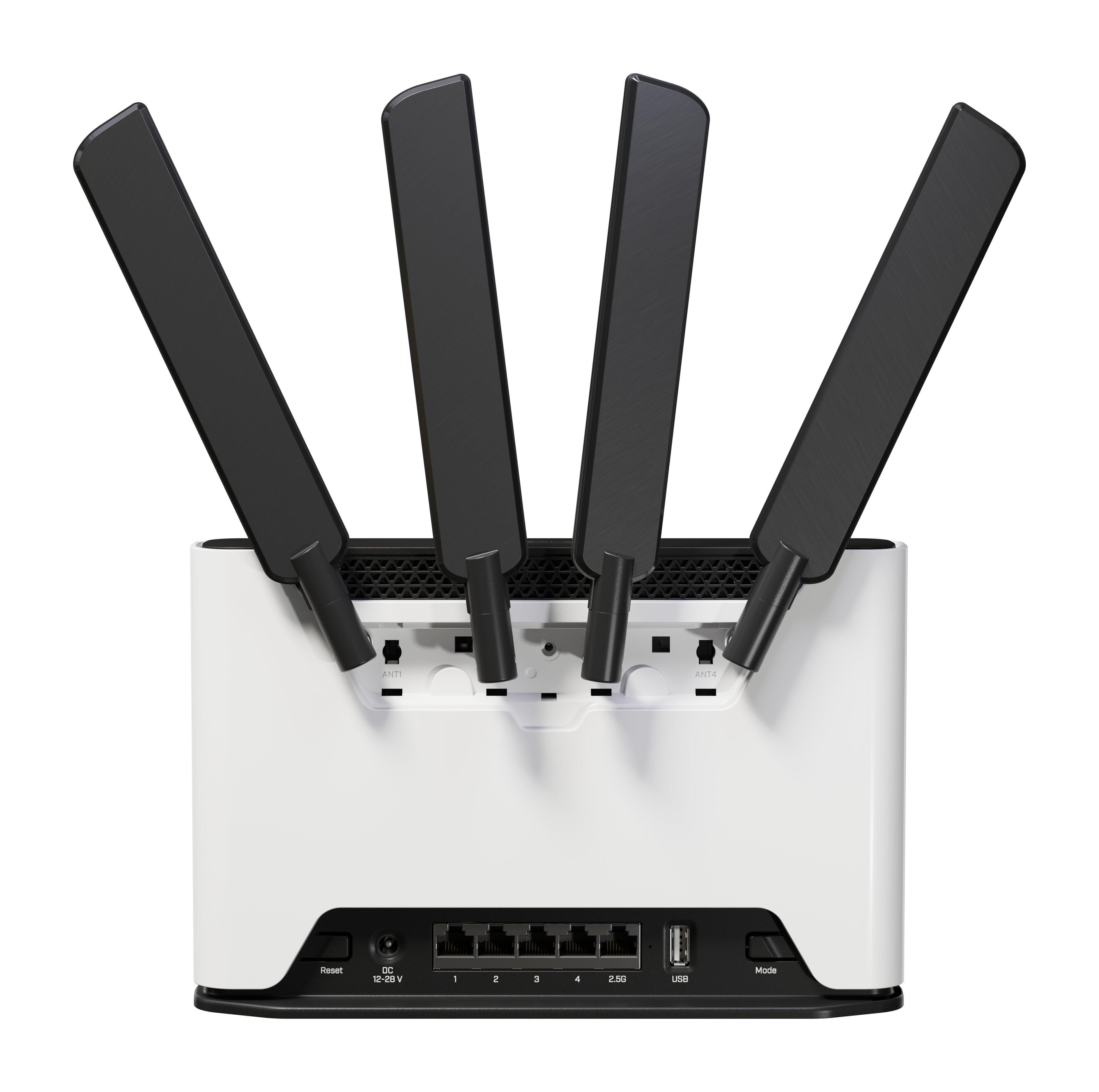 MikroTik  Chateau 5G ax WLAN-Router Ethernet Dual-Band (2,4 GHz/5 GHz) Weiß 