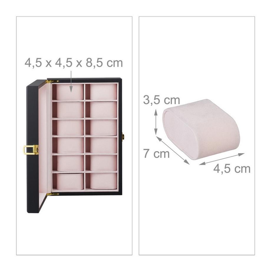 B2X Uhrenbox mit 12 Fächern  