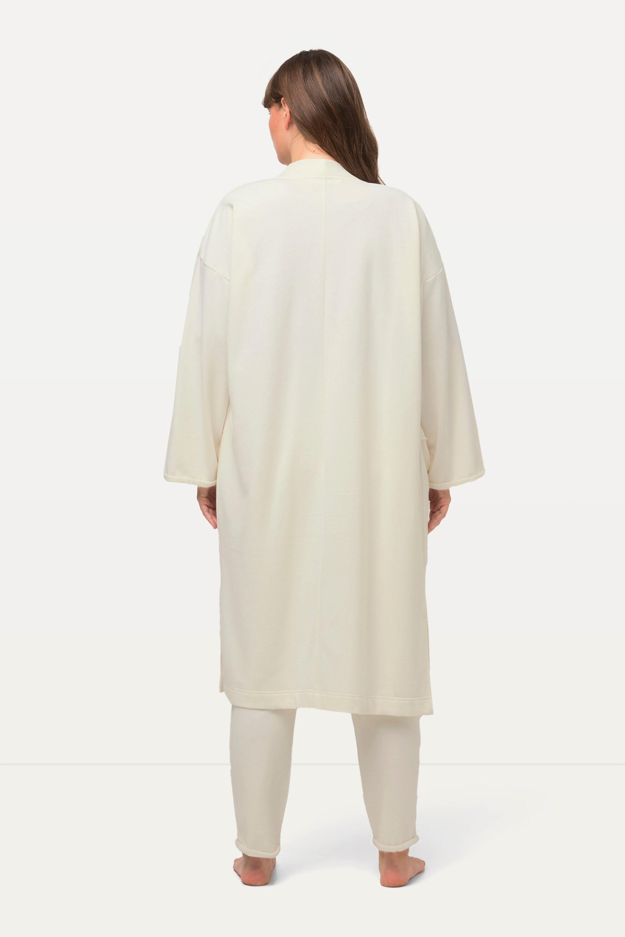 Ulla Popken Giacca lunga loungewear oversize extra lunga morbidissima  