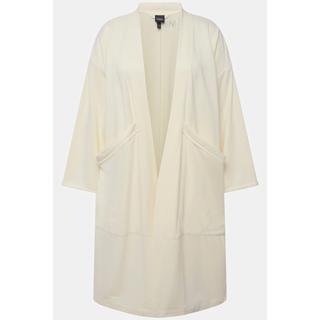 Ulla Popken Giacca lunga loungewear oversize extra lunga morbidissima  