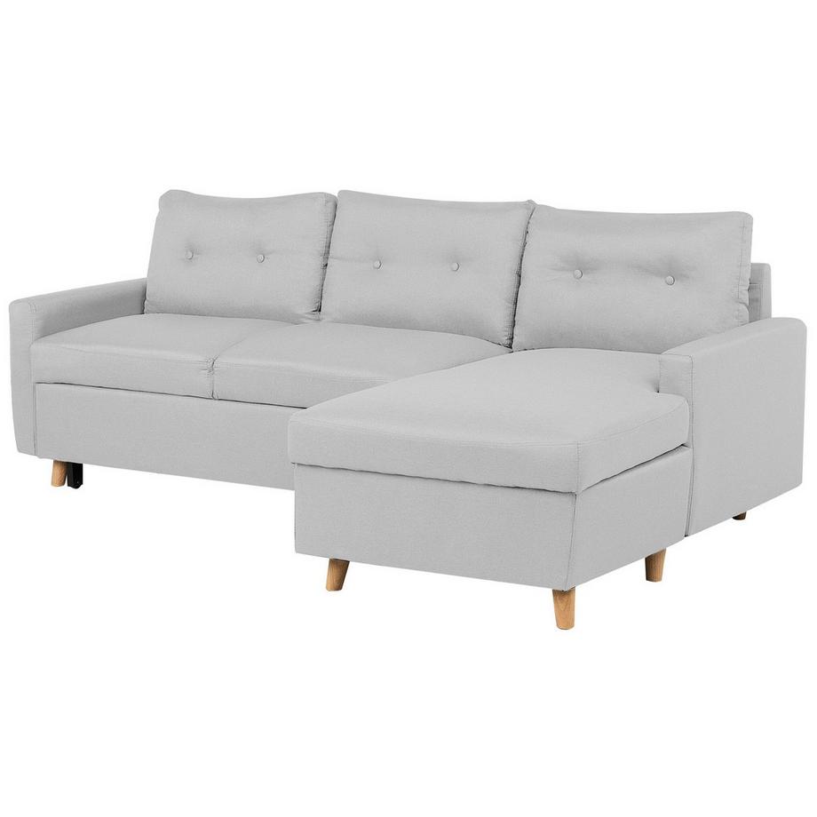 Beliani Canapé d'angle en Polyester Moderne FLAKK  