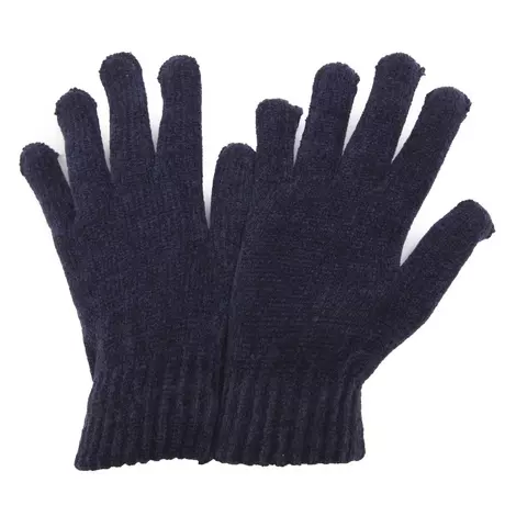 Universal Textiles  Chenille Winterzauber Handschuhe Marine