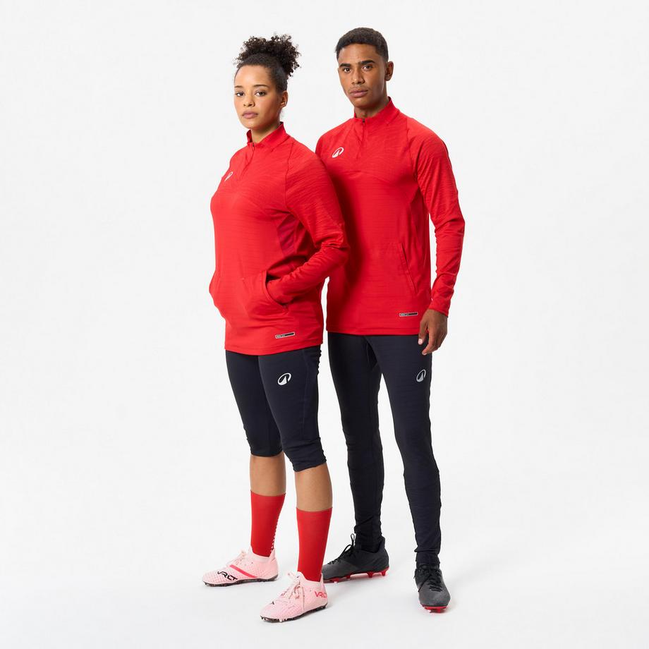 KIPSTA  Sweatshirt  Fussball halber Reissverschluss Polyester 