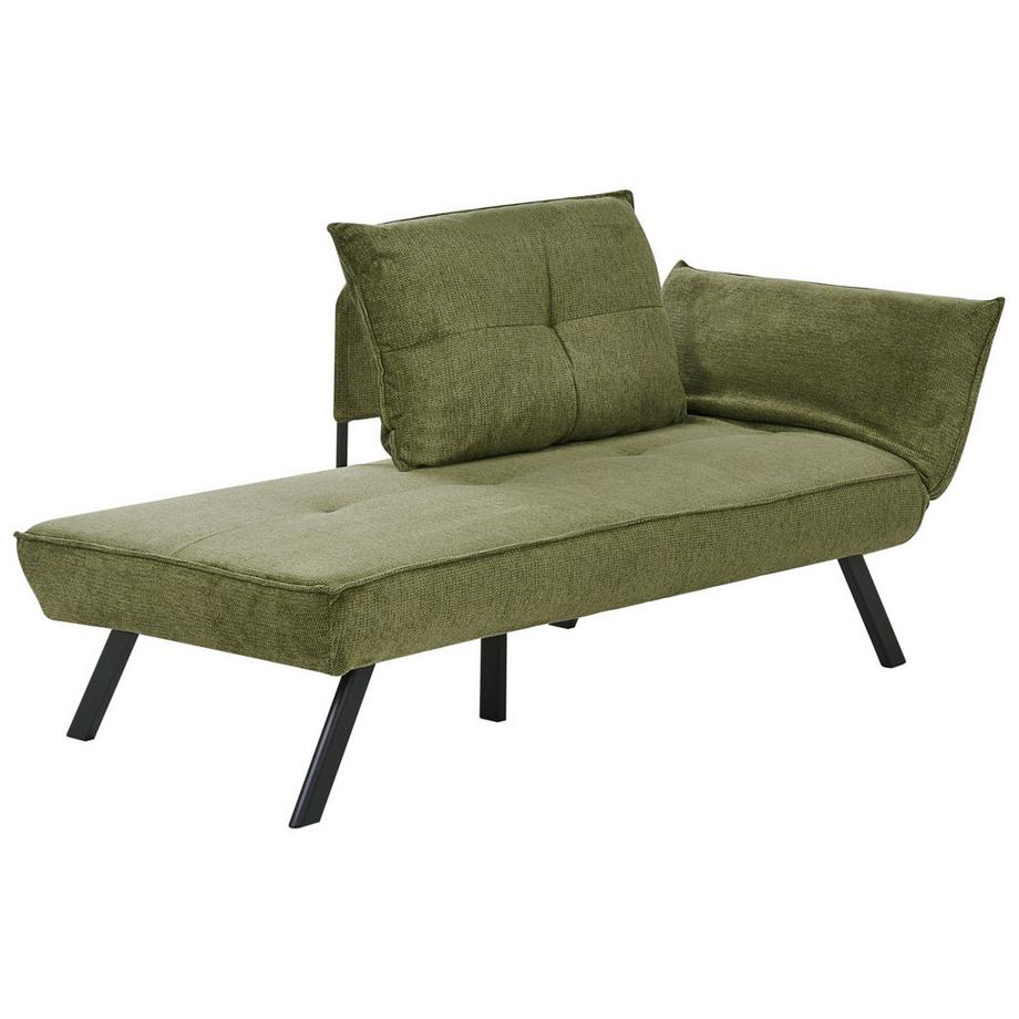 Beliani Chaise longue côté droit en Tissu Moderne ROCAMADOUR  