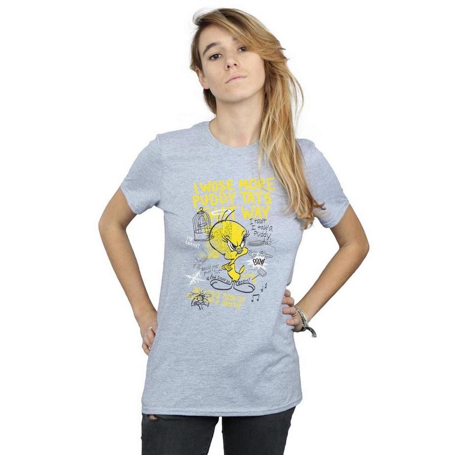 LOONEY TUNES Tweety Pie More Puddy Tats T-Shirt  