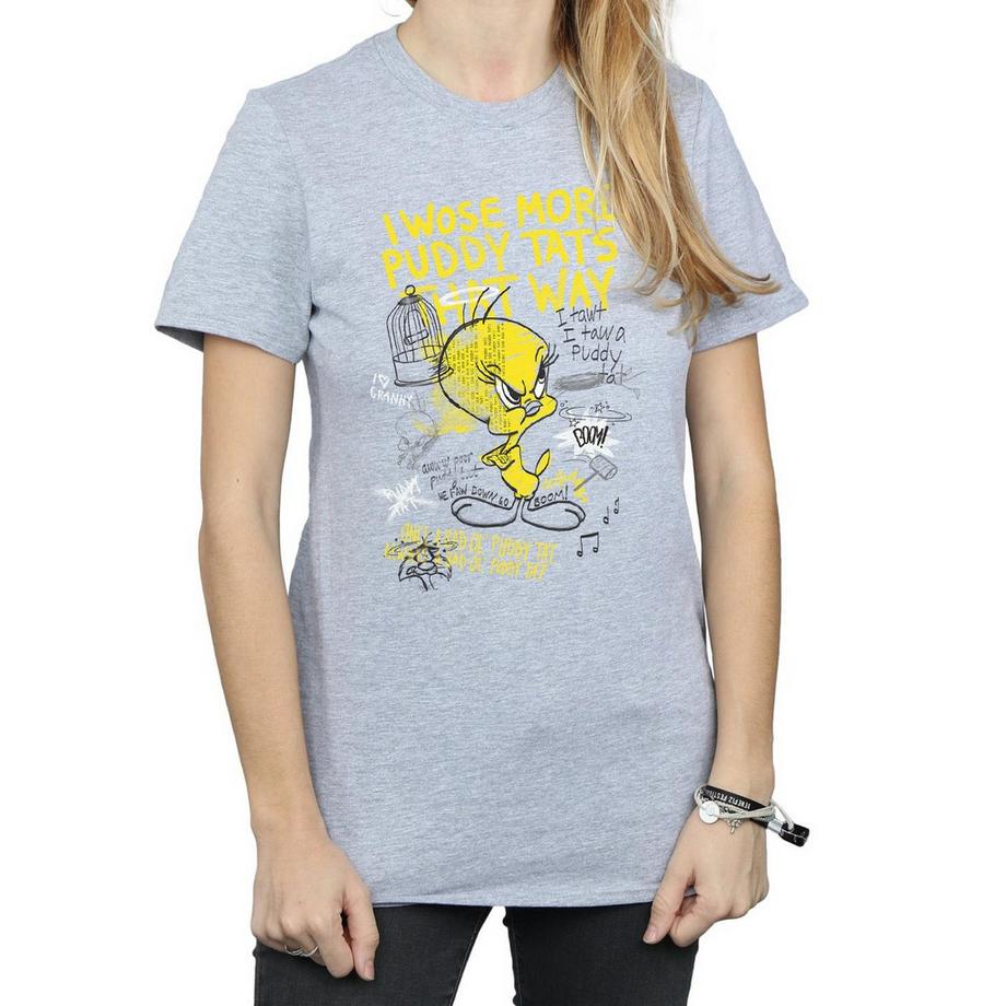 LOONEY TUNES Tweety Pie More Puddy Tats T-Shirt  