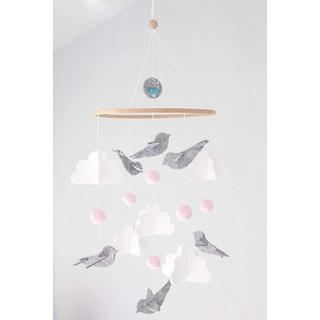 Activity-board  Carillon mobile pour bébé, cloche mobile pour lit de bébé en bois 