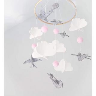 Activity-board  Carillon mobile pour bébé, cloche mobile pour lit de bébé en bois 