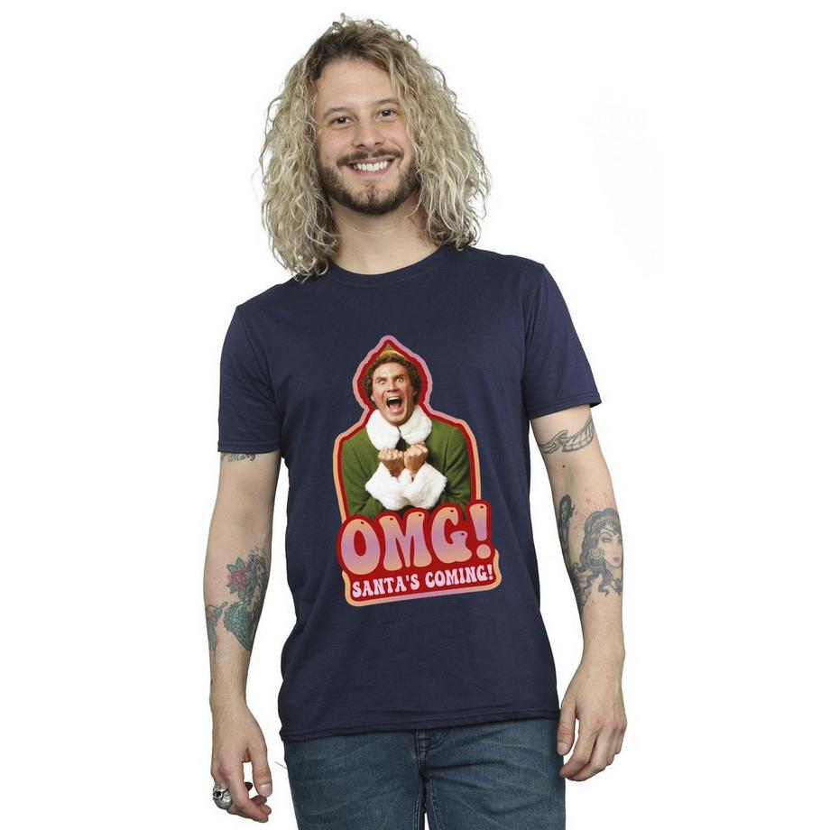 Elf Santa's Coming T-Shirt  