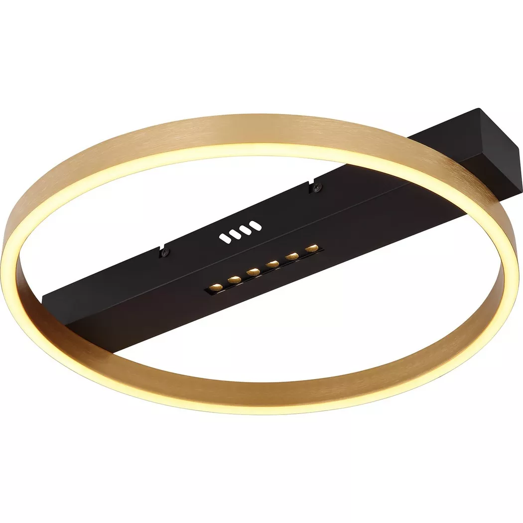 mutoni – Deckenleuchte Luffy Metall goldfarben LED, One Size, Multicolor